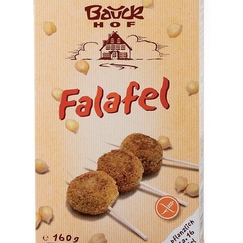 Preparato a base di ceci per falafel, senza glutine